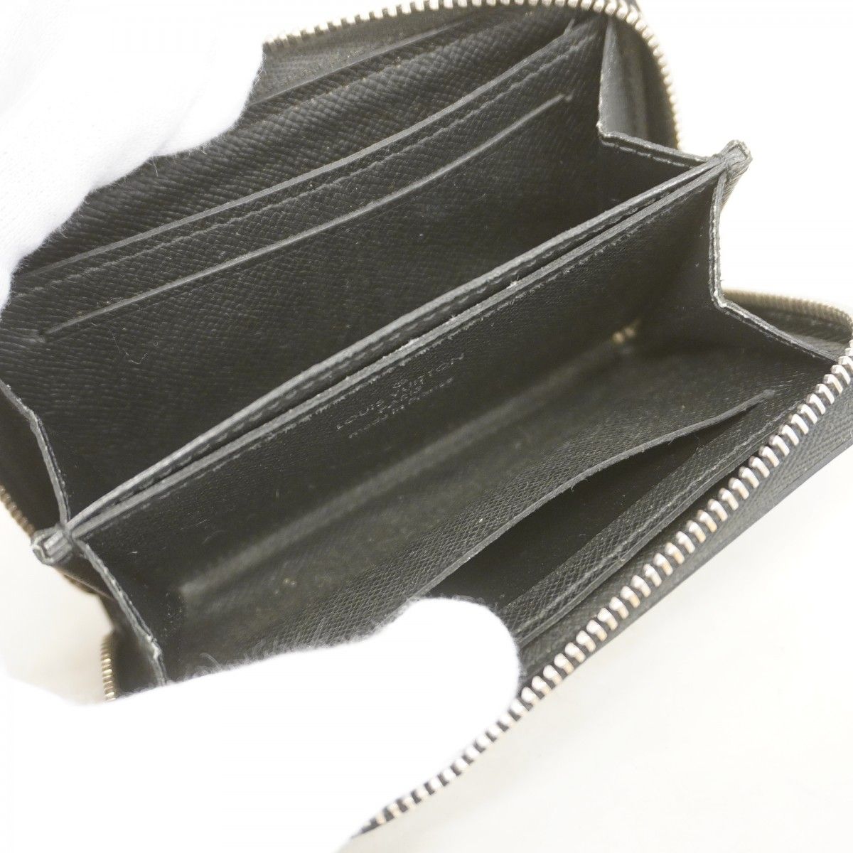 Louis Vuitton Coin Case Taiga Zippy Purse Ardoise — view 3