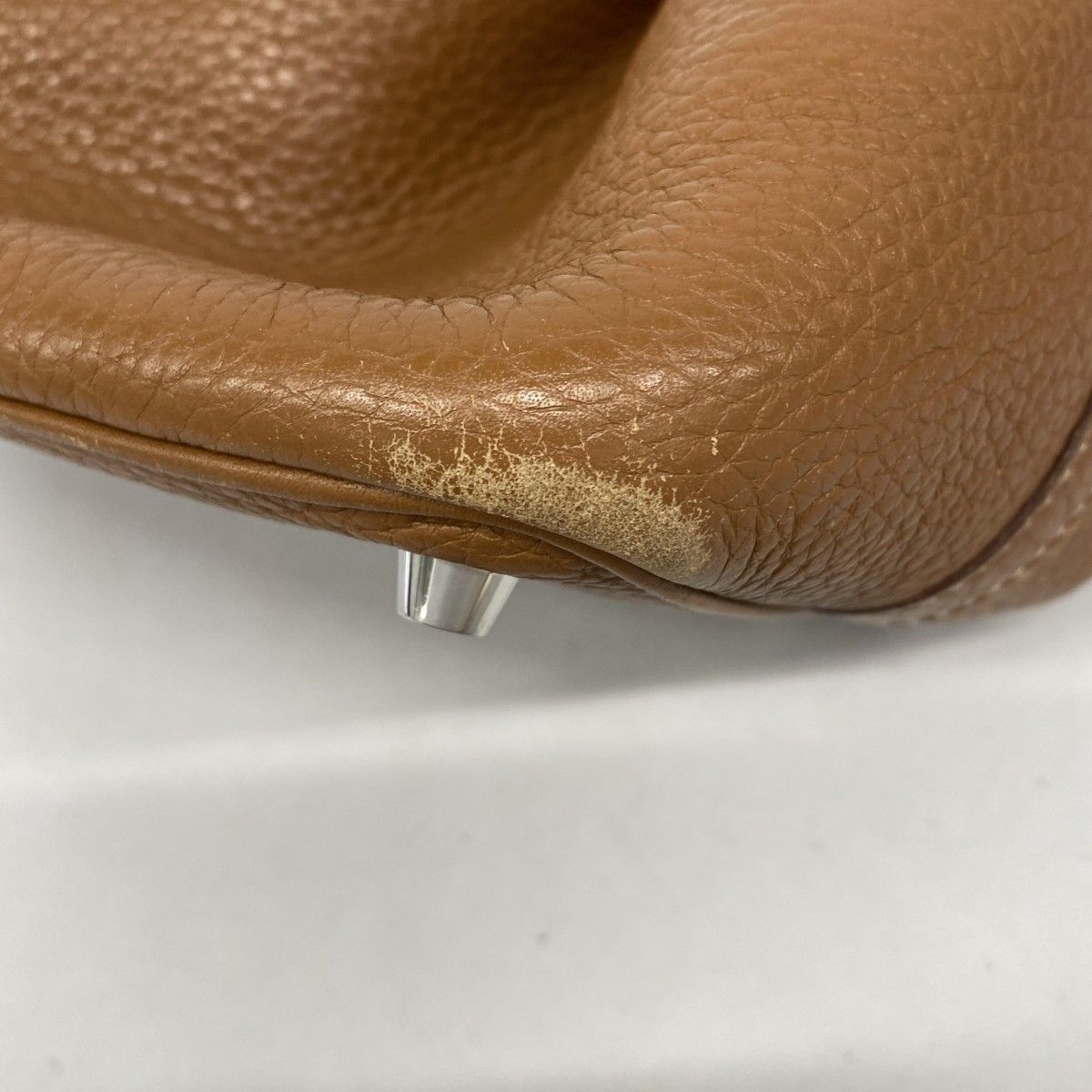 Hermes Handbag Picotin Lock PM Taurillon Clemence Gold Silver — view 6