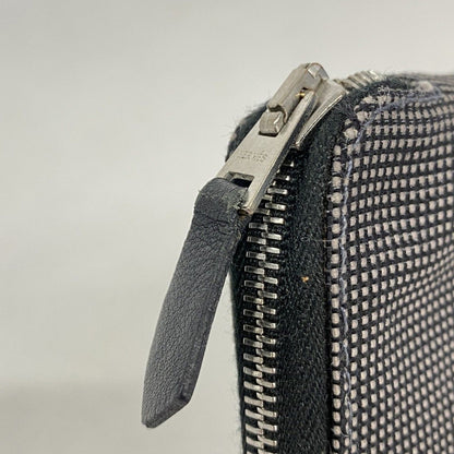 Hermes Coin Case Her Line Purse PM Canvas Gray Silver — view 5