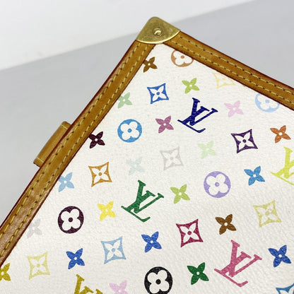 Louis Vuitton Notebook Cover Monogram Multicolor Agenda PM Blanc — view 6