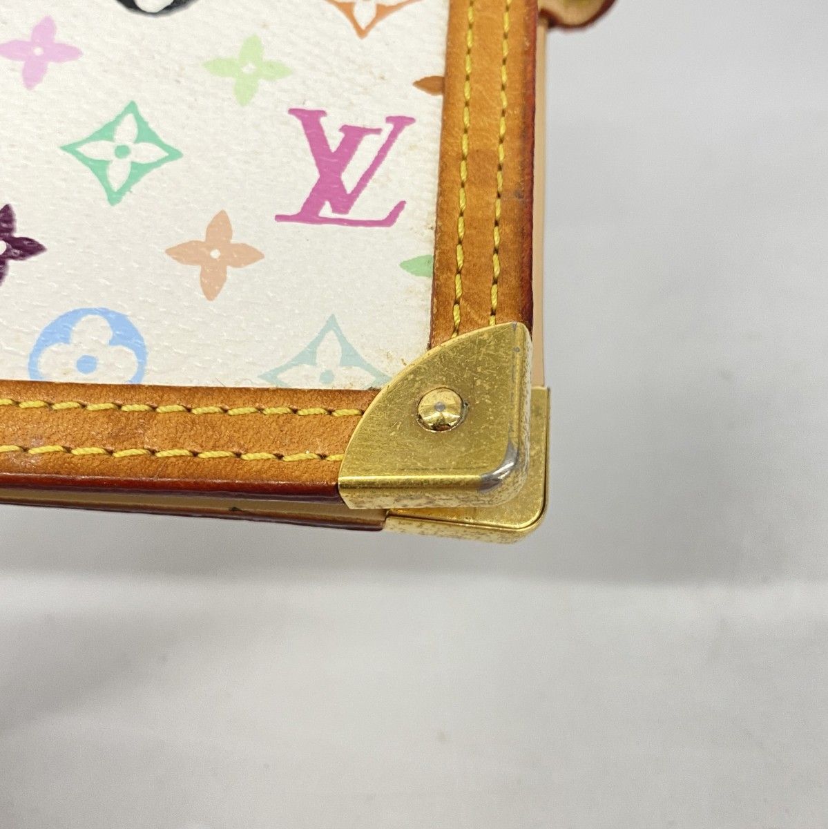 Louis Vuitton Notebook Cover Monogram Multicolor Agenda PM Blanc — view 5