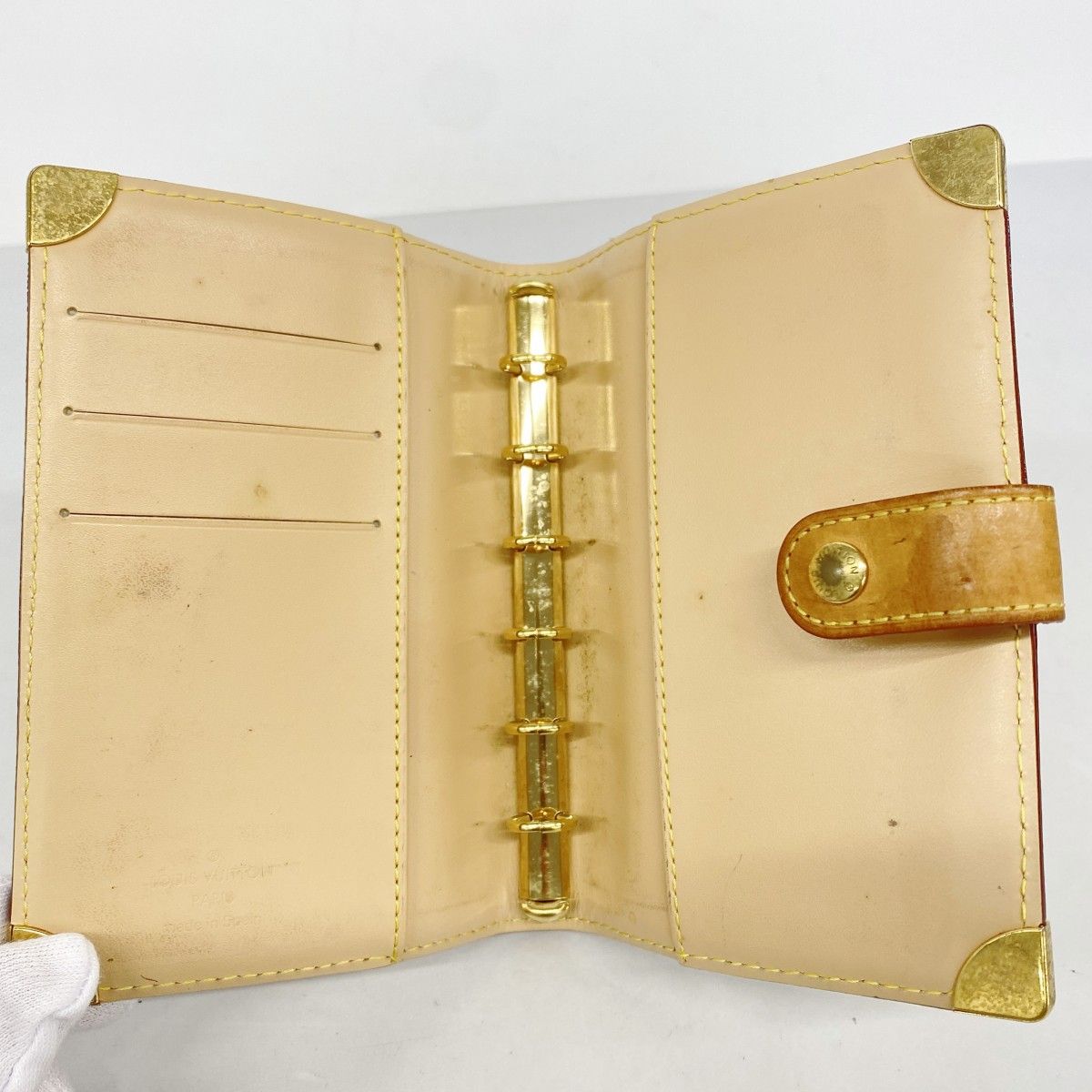 Louis Vuitton Notebook Cover Monogram Multicolor Agenda PM Blanc — view 3