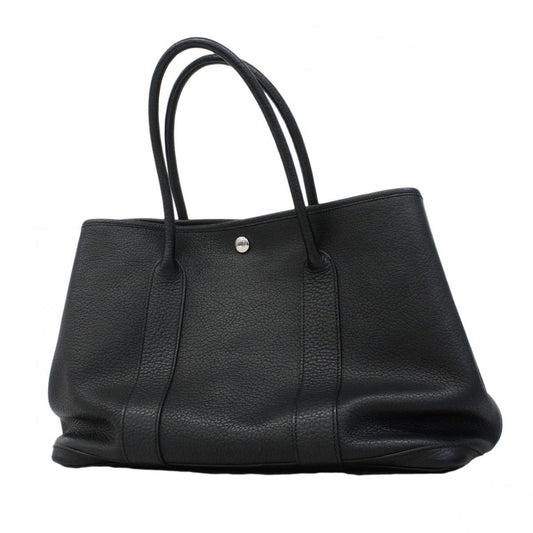 Hermes Tote Garden Party PM Negonda Black Silver