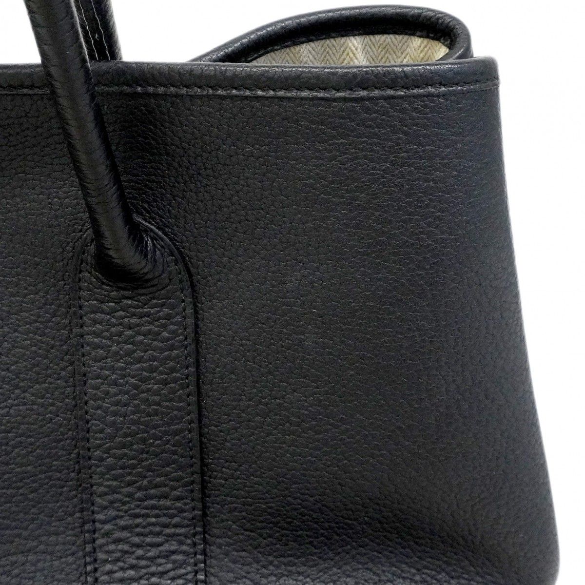 Hermes Tote Garden Party PM Negonda Black Silver — view 8