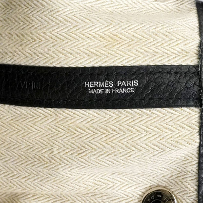 Hermes Tote Garden Party PM Negonda Black Silver — view 5
