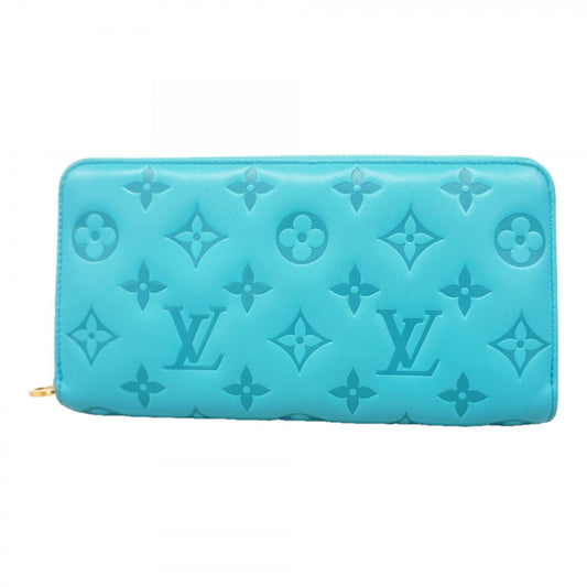 Louis Vuitton Wallet Cousin Zippy Turquoise Blue