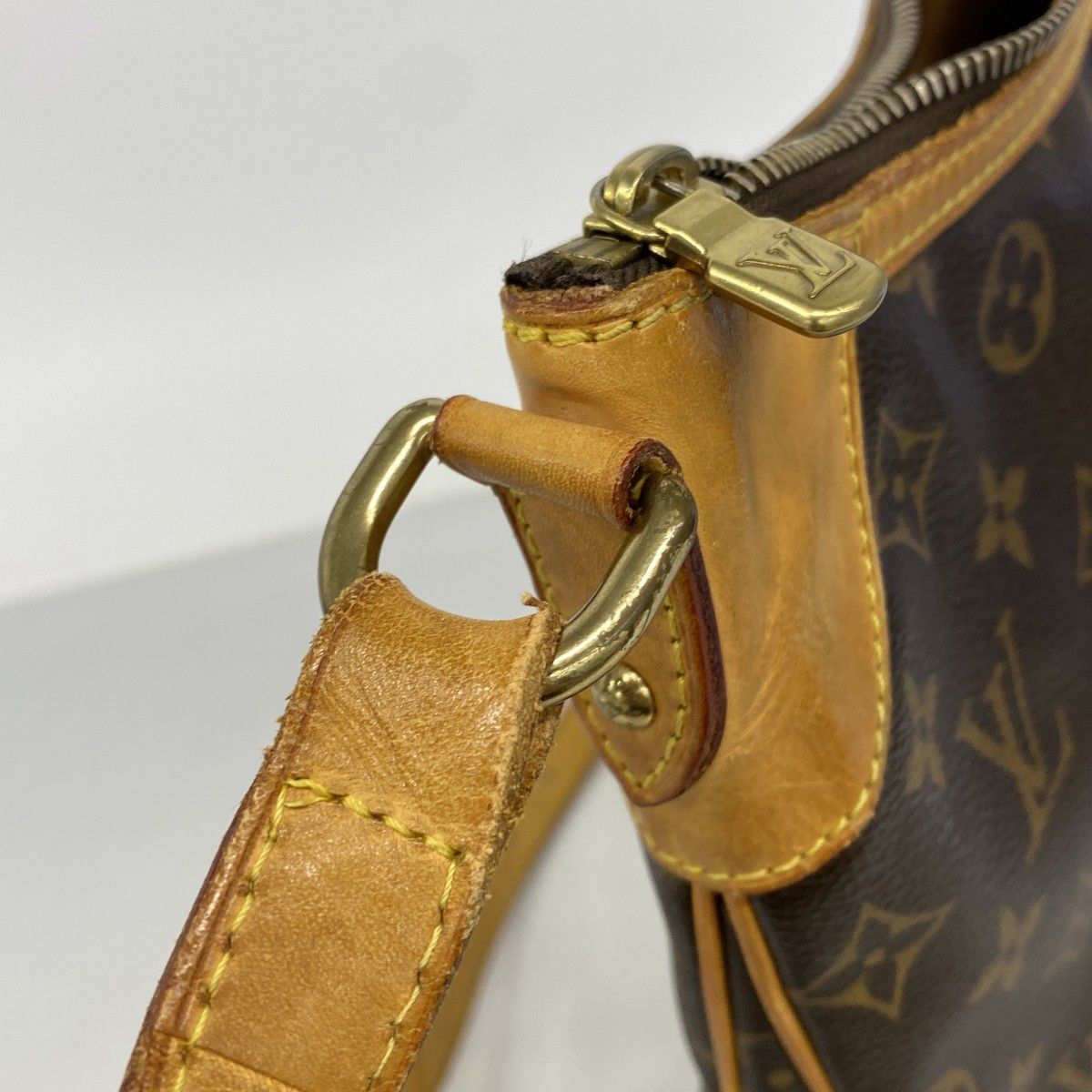 Louis Vuitton Shoulder Bag Monogram Odeon PM Brown — view 7