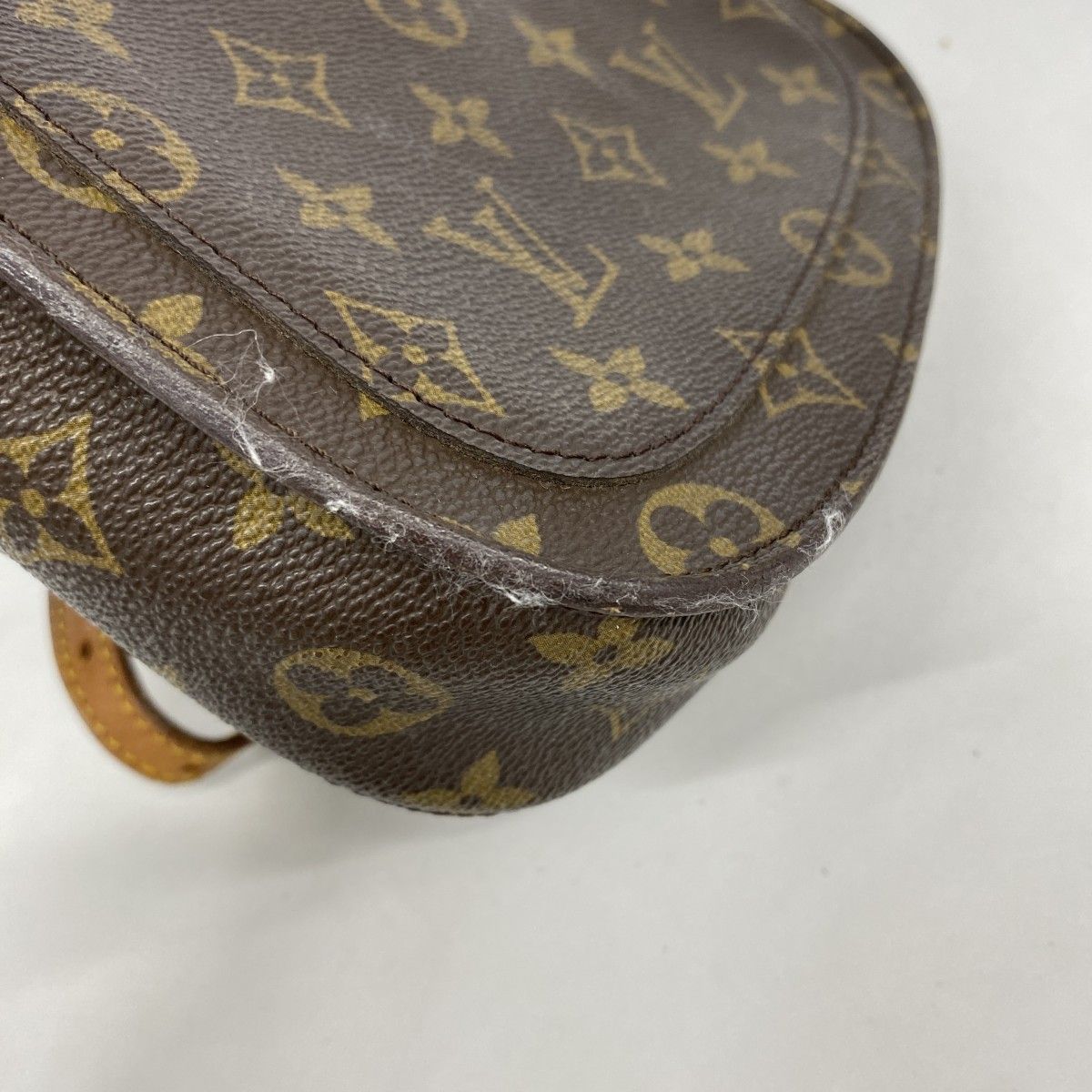 Louis Vuitton Shoulder Bag Monogram Mini Saint Cloud Brown — view 7