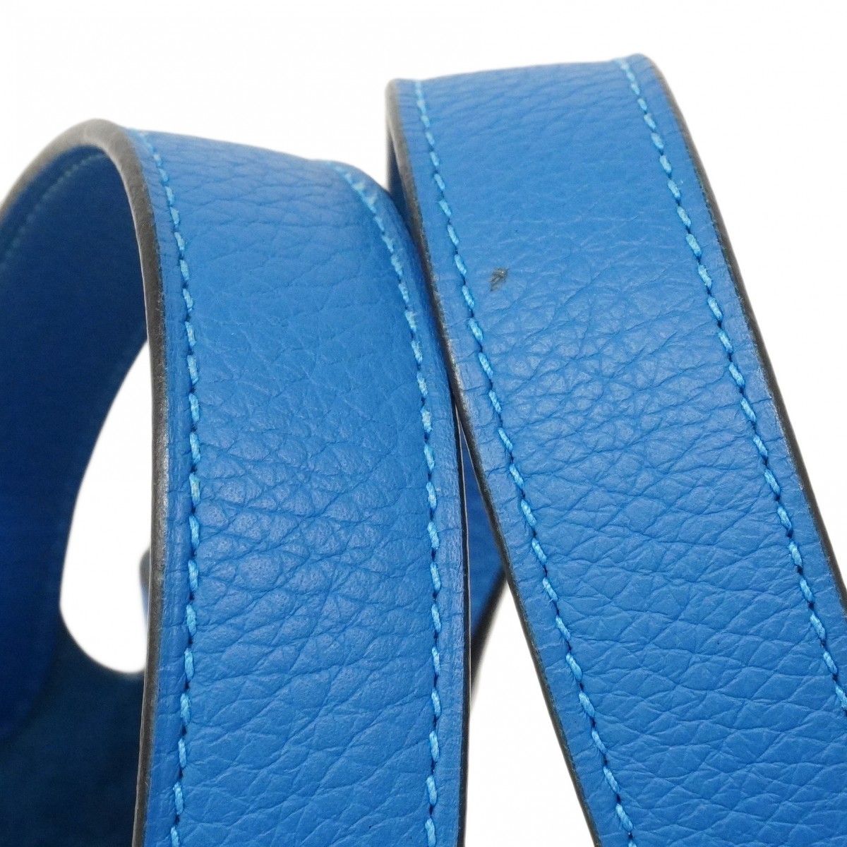 Hermes Handbag Picotin Lock PM Taurillon Clemence Mykonos Silver — view 9