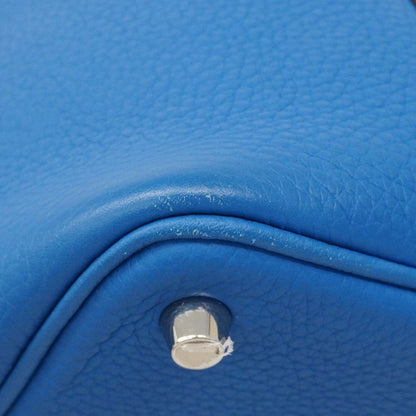 Hermes Handbag Picotin Lock PM Taurillon Clemence Mykonos Silver — view 6
