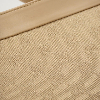Gucci Shoulder Bag GG Canvas Beige Champagne Gold — view 9