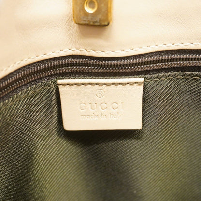 Gucci Shoulder Bag GG Canvas Beige Champagne Gold — view 5