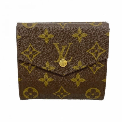 Louis Vuitton Trifold Wallet Monogram Porte-Monnaie Billets Cult Cles Brown