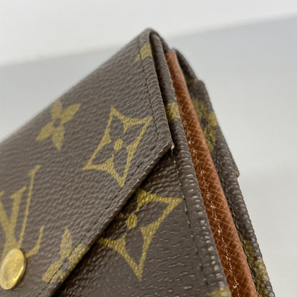Louis Vuitton Trifold Wallet Monogram Porte-Monnaie Billets Cult Cles Brown — view 7