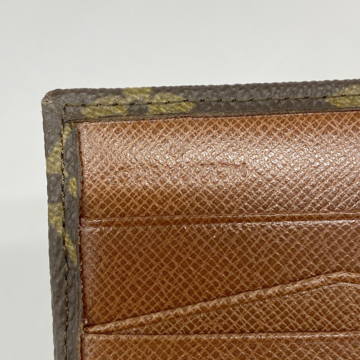 Louis Vuitton Trifold Wallet Monogram Porte-Monnaie Billets Cult Cles Brown — view 4