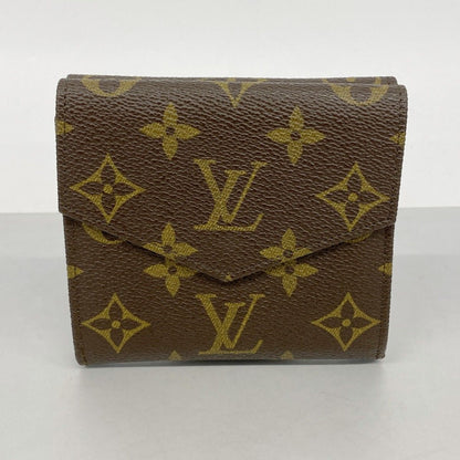Louis Vuitton Trifold Wallet Monogram Porte-Monnaie Billets Cult Cles Brown — view 8