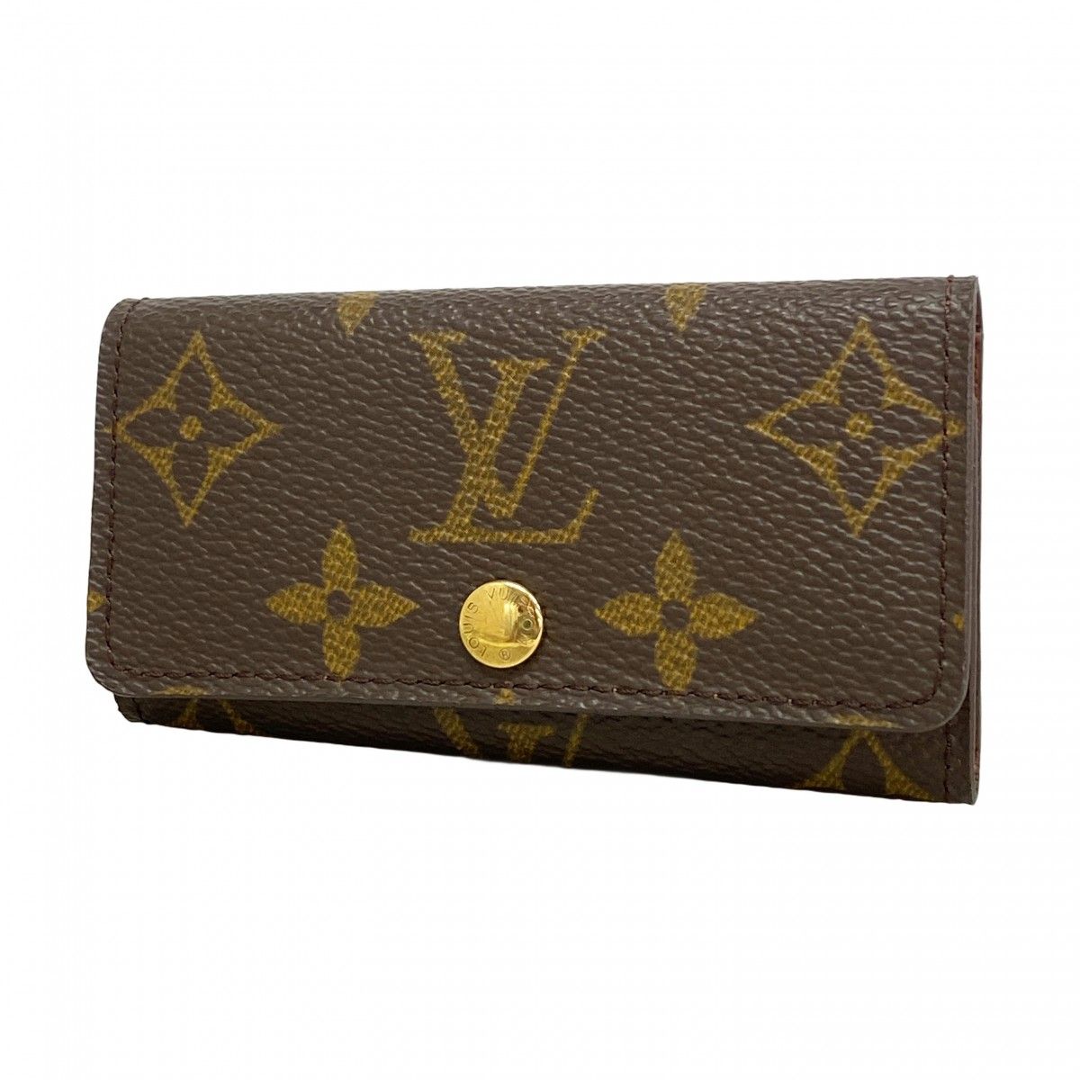 Louis Vuitton Key Case Monogram Multicles 4 Brown Key Holder