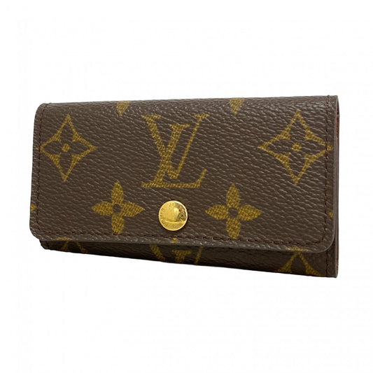 Louis Vuitton Key Case Monogram Multicles 4 Brown Key Holder