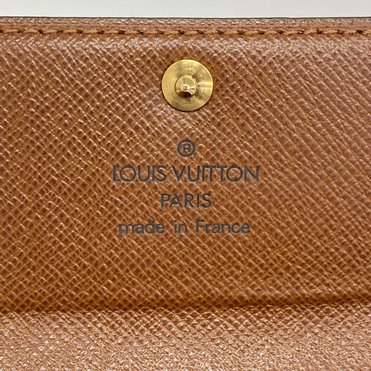 Louis Vuitton Key Case Monogram Multicles 4 Brown Key Holder — view 4