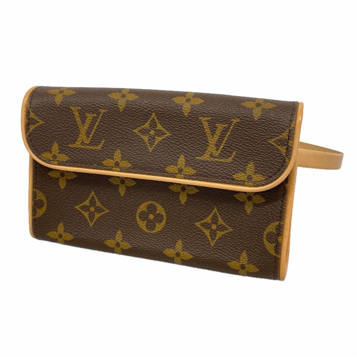 Louis Vuitton Waist Bag Monogram Pochette Florentine Brown