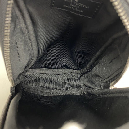 Louis Vuitton Shoulder Bag Monogram Eclipse Reverse Double Phone Pouch Gray — view 4