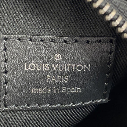 Louis Vuitton Shoulder Bag Monogram Eclipse Reverse Double Phone Pouch Gray — view 5