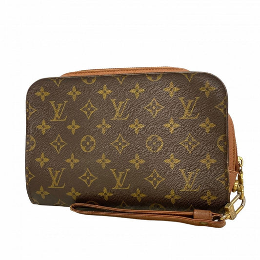 Louis Vuitton Clutch Monogram Orsay Brown