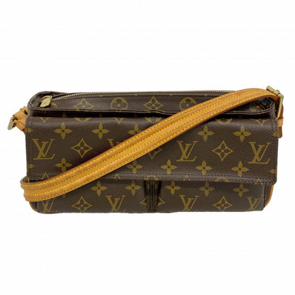 Louis Vuitton Shoulder Bag Monogram Viva Cite MM Brown