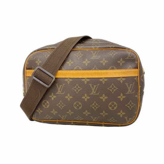 Louis Vuitton Shoulder Bag Monogram Reporter PM Brown