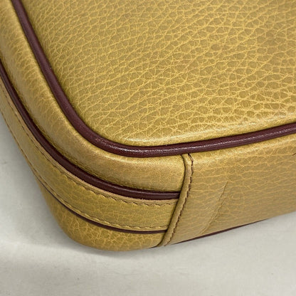 Cartier Shoulder Bag Must Leather Beige Bordeaux Gold — view 7