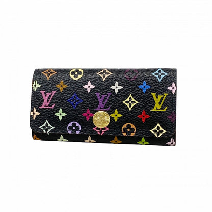 Louis Vuitton Key Case Monogram Multicolor Multicles 4 Noir Key Holder