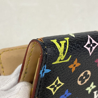 Louis Vuitton Key Case Monogram Multicolor Multicles 4 Noir Key Holder — view 6