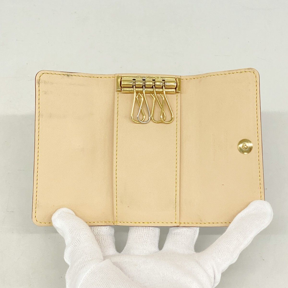 Louis Vuitton Key Case Monogram Multicolor Multicles 4 Noir Key Holder — view 3