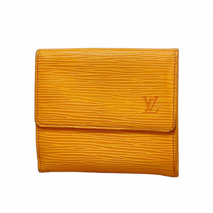 Louis Vuitton Trifold Wallet Epi Porte-Monnaie Billets Cult Cles Mandarin
