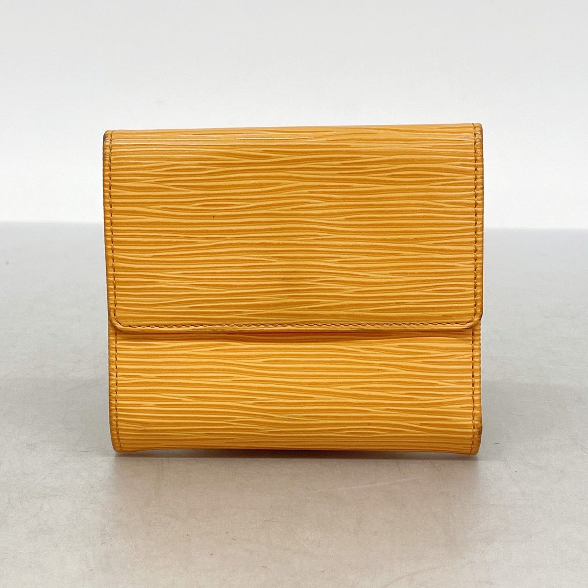 Louis Vuitton Trifold Wallet Epi Porte-Monnaie Billets Cult Cles Mandarin — view 8