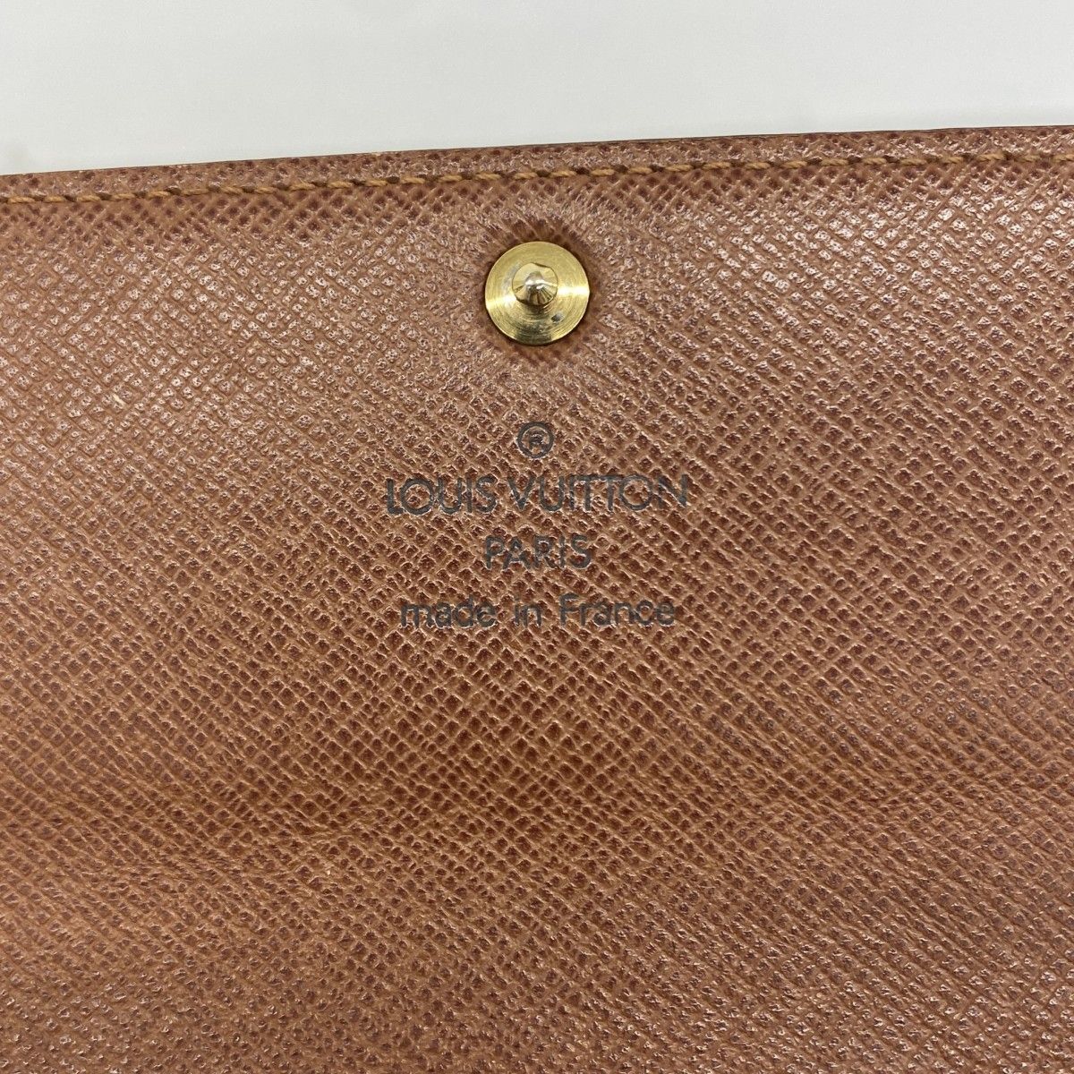Louis Vuitton Wallet Monogram Porte-Monnaie Cles Brown — view 4