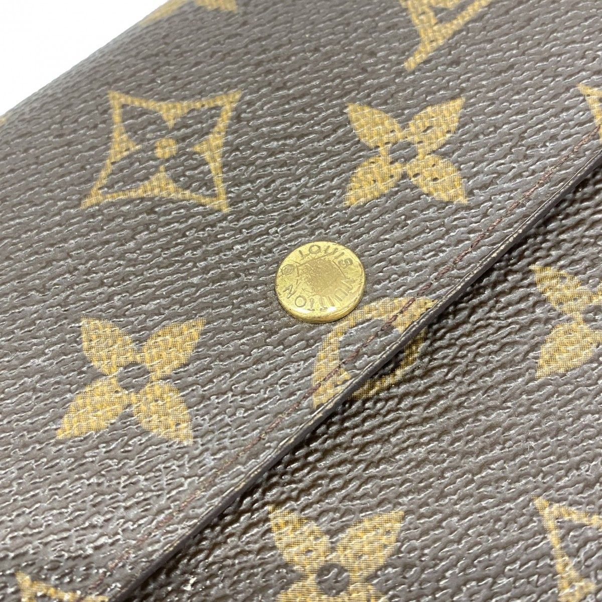 Louis Vuitton Wallet Monogram Porte-Monnaie Cles Brown — view 9
