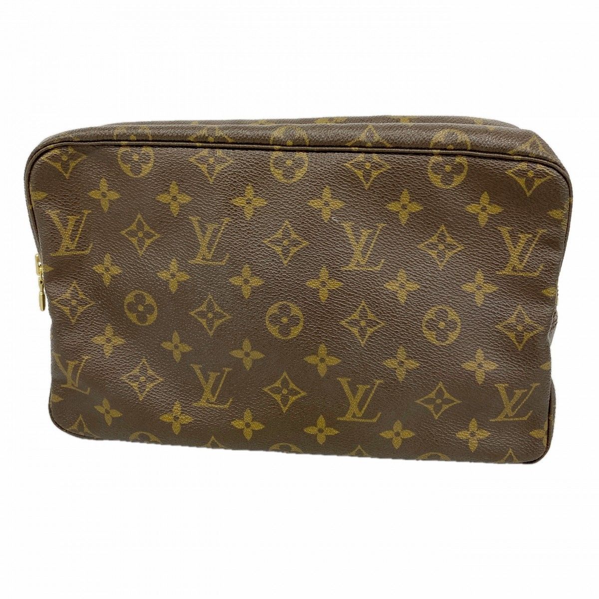 Louis Vuitton Pouch Monogram Trousse Toilet 28 Brown