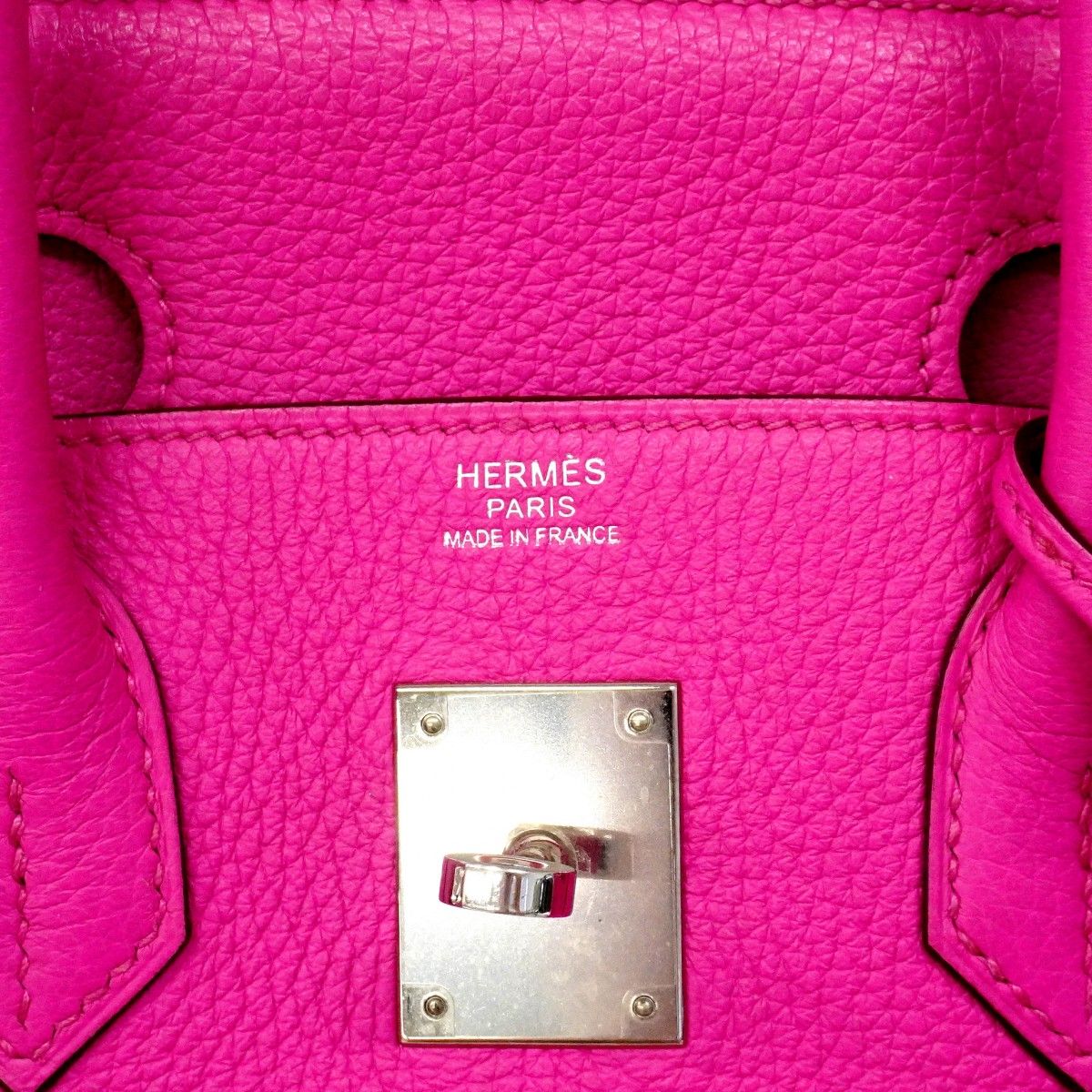 Hermes Handbag Birkin 30 Togo Rose Purple Silver — view 5