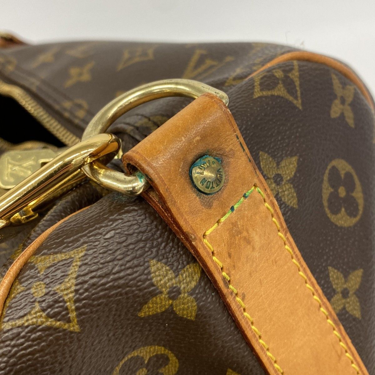 Louis Vuitton Boston Bag Monogram Keepall Bandouliere 55 Brown — view 6