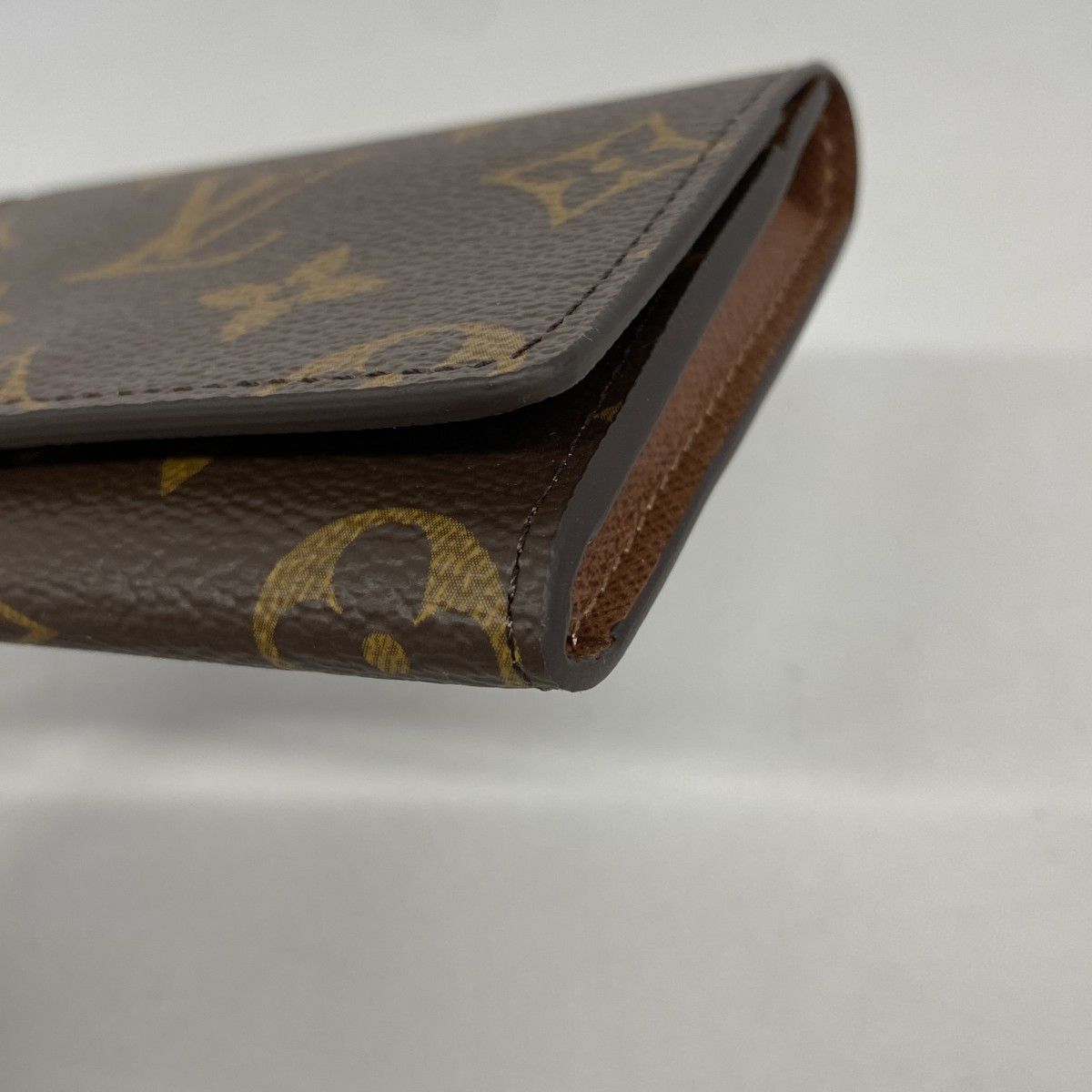 Louis Vuitton Business Card Holder Monogram Envelope Brown — view 6