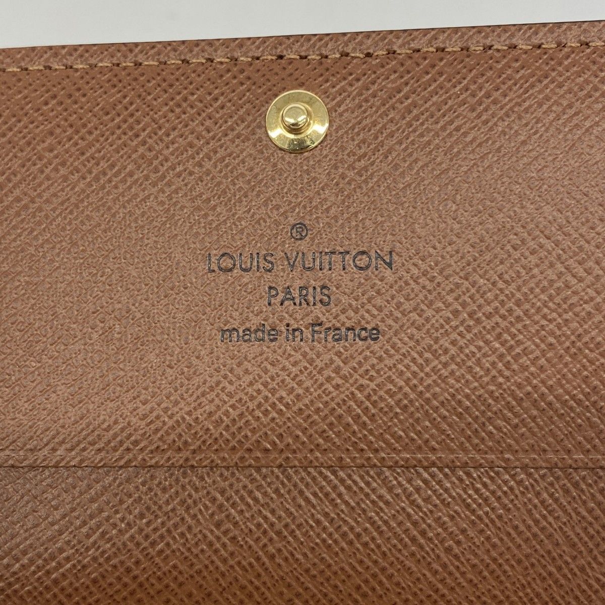 Louis Vuitton Business Card Holder Monogram Envelope Brown — view 4