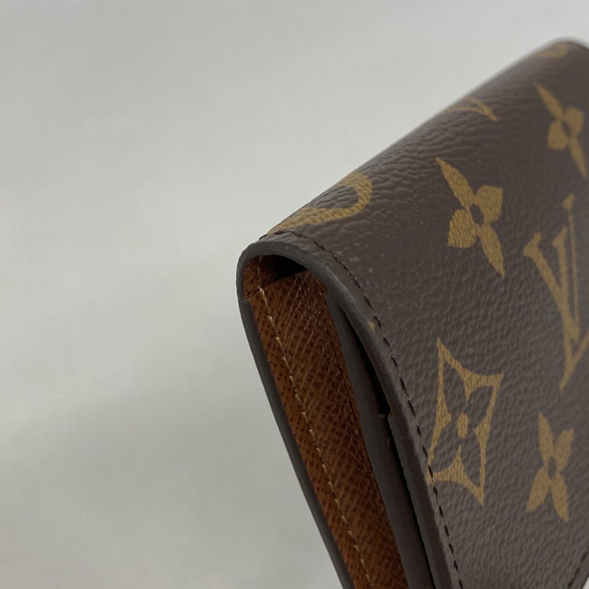 Louis Vuitton Business Card Holder Monogram Envelope Brown — view 5