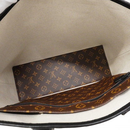 Louis Vuitton Tote Monogram Macassar Weekend PM Brown Noir 2-Way — view 4