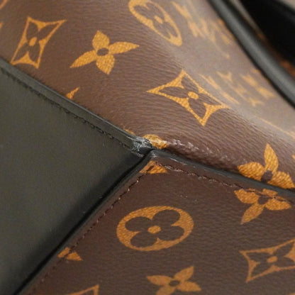Louis Vuitton Tote Monogram Macassar Weekend PM Brown Noir 2-Way — view 6