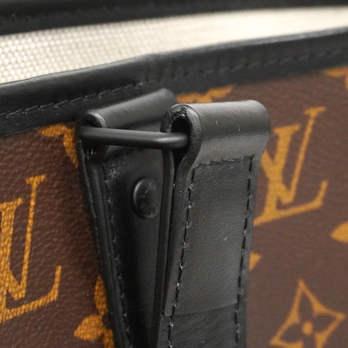Louis Vuitton Tote Monogram Macassar Weekend PM Brown Noir 2-Way — view 9