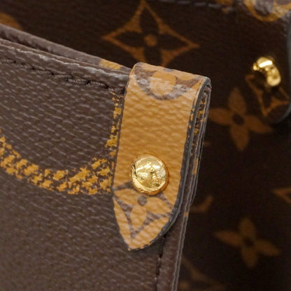 Louis Vuitton Tote Monogram Reverse Giant On The Go MM Brown — view 8