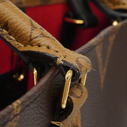 Louis Vuitton Tote Monogram Reverse Giant On The Go MM Brown — view 9