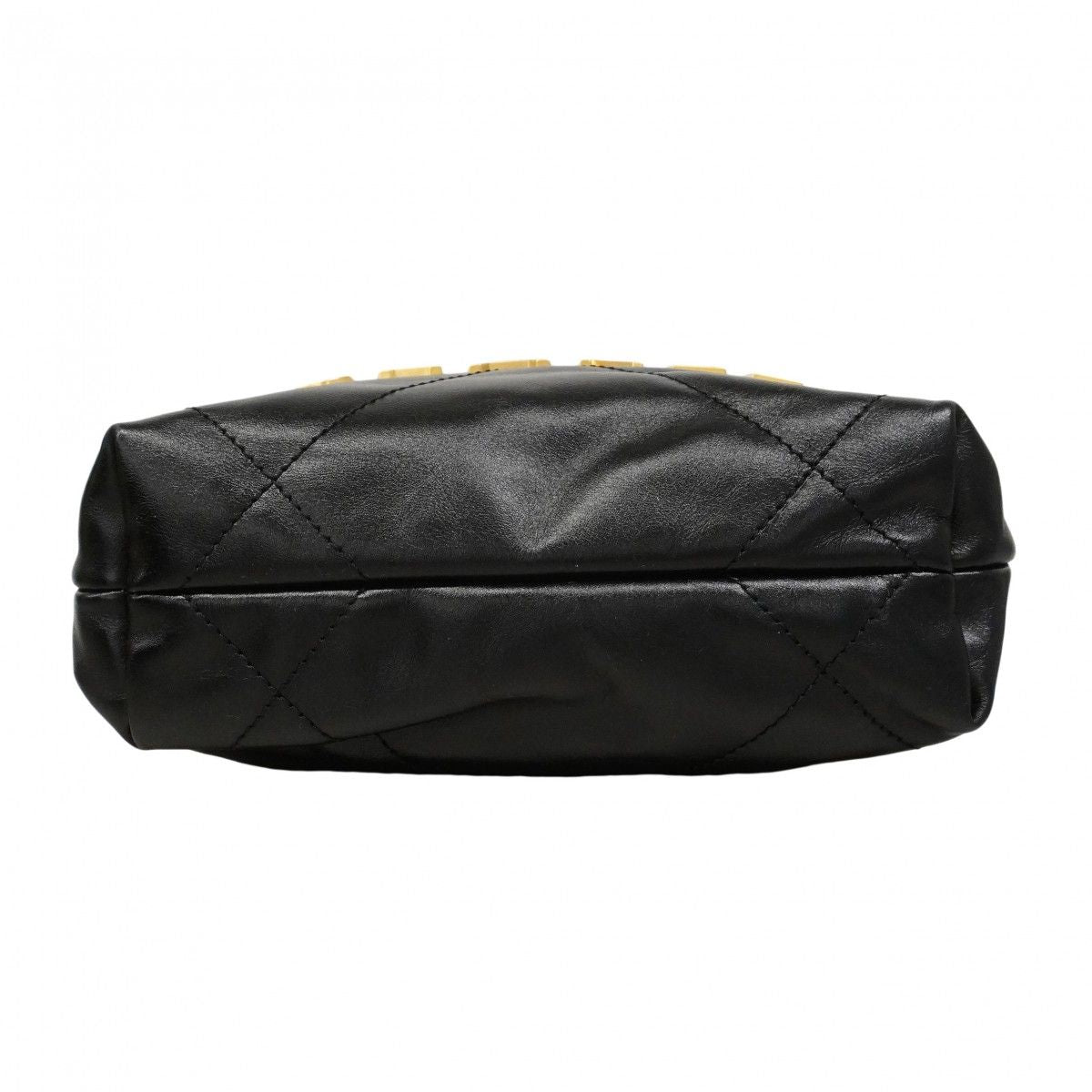 Chanel Handbag 22 Calf Black Gold 2-Way — view 3