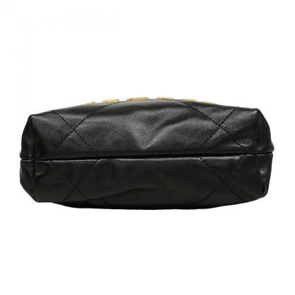 Chanel Handbag 22 Calf Black Gold 2-Way — view 3